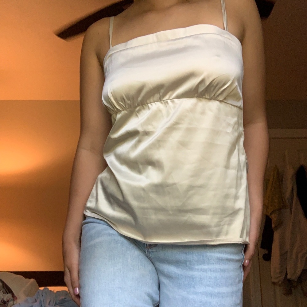 VINTAGE SATIN TOP - Picture 3 of 4